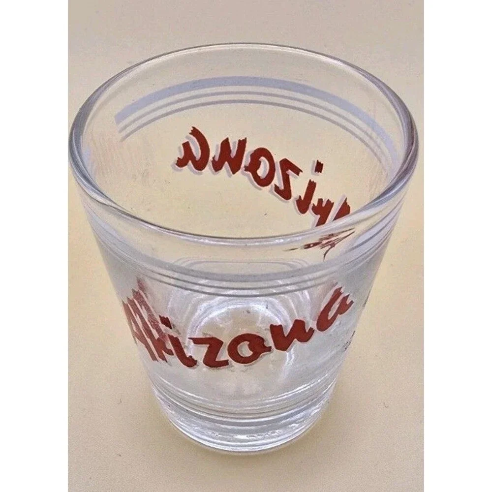 Vintage Arizona Souvenir Shot Glass - Collectible State Themed Glassware